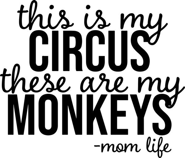 This my Circus these are my  monkfys